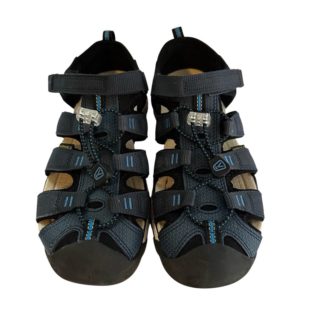 KEEN Newport H2 Youth Size 4 Closed Toe Sandals Blue, Waterproof